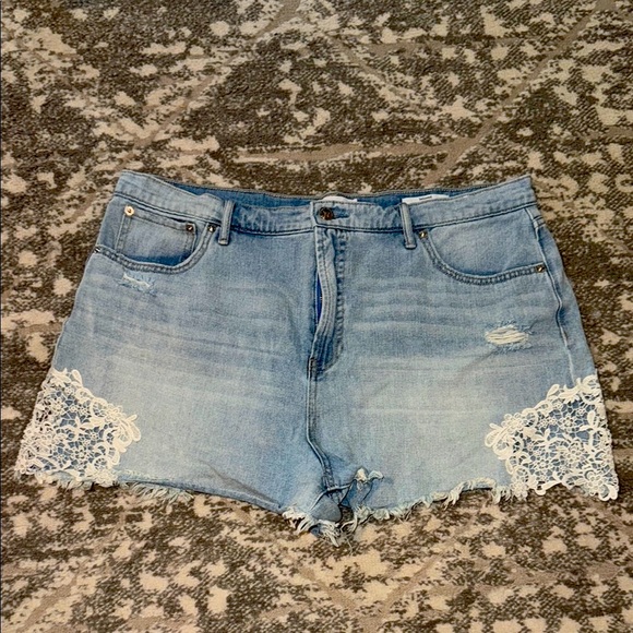 Jessica Simpson Pants - Jessica Simpson High Waisted Lace Shorts